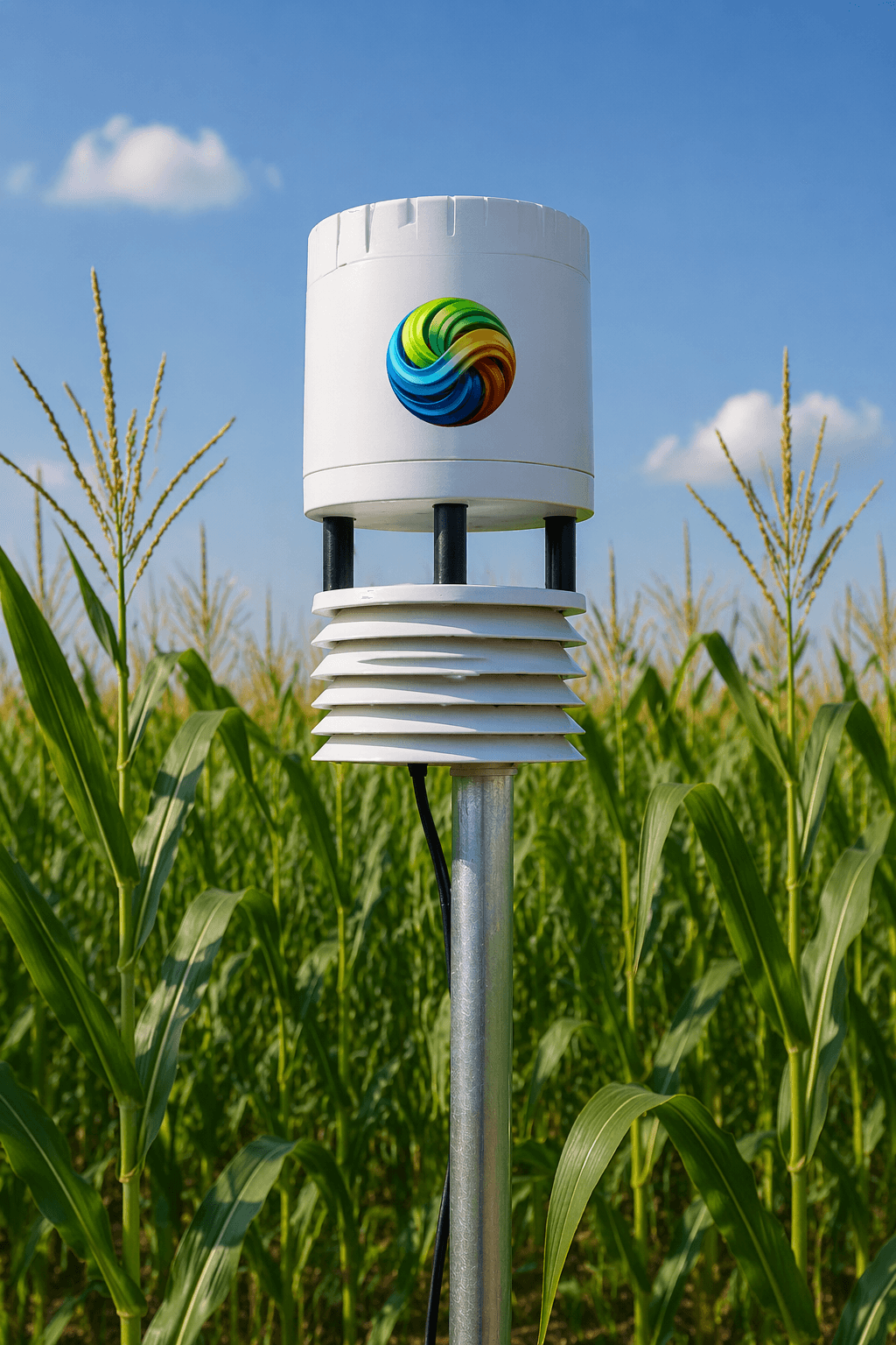 Climora weather station in the field